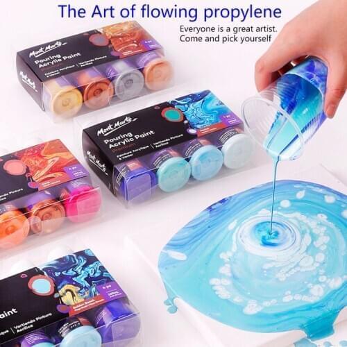 60ML Pigment Acrylic Paint Pouring Medium Silicone Oil For Artist DIY Art Supply