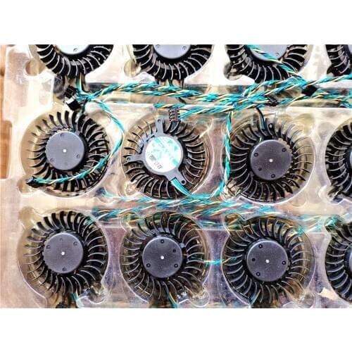 Free Shipping For Protechnic MGT6012YR-W10 6010 DC 12V 0.3A 4Wire 4Pin 5.5cm diameter video card temperature control cooling fan