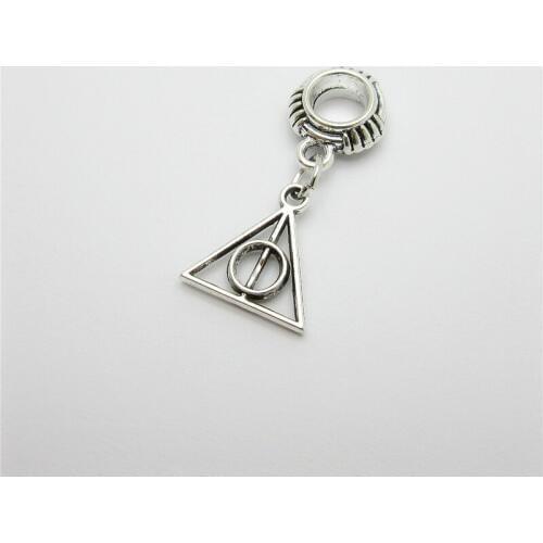 Classic 20pcs peace charms big hole loose bead fit Pandora bracelet pendants DIY