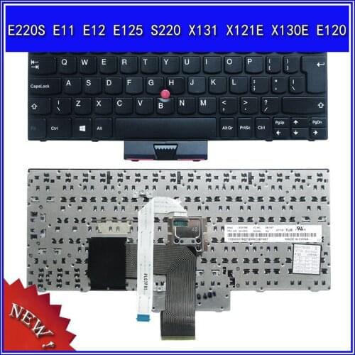 Laptop Keyboard for Lenovo IBM E220S E11 E12 E125 S220 X131 X121E X130E E120 Notebook Replace Keyboard