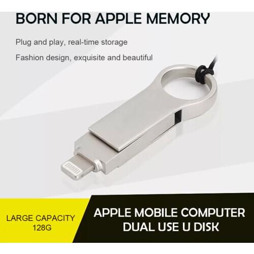 Ring rotating U-disk for computer, apple mobile phone, OTG, metal applicable memory, expansion, portable multi-functional U-disk