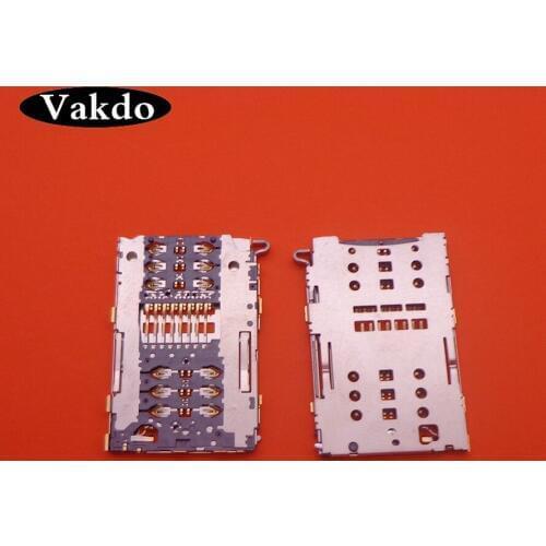 2PCS/LOT For hongmi redmi 4X Sim Reader Sim tray SIM card reader Holder Tray Slot connector socket on motherboard