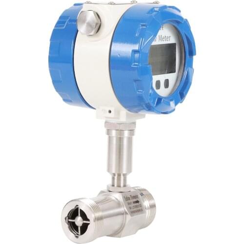 LWGY turbine flowmeter liquid diesel alcohol water flow sensor stainless steel electronic digital display flowmeter