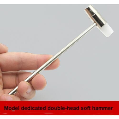 Metal Hammer DIY Parts Reinforcement Trimming Soft and Hard Double Head Making Tools