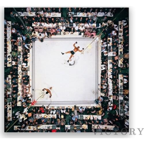 Muhammad Ali Vs Cleveland Williams Nov. 14, 1966. Photo Posters and Prints Boxing Lover Wall Art Picture Canvas Painting Decor