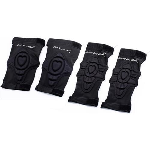 4pcs Sports Kneepad Thickened Anti-collision Sport Knee Pads Football Skiing Cycling Knee Protective Equipment For kid