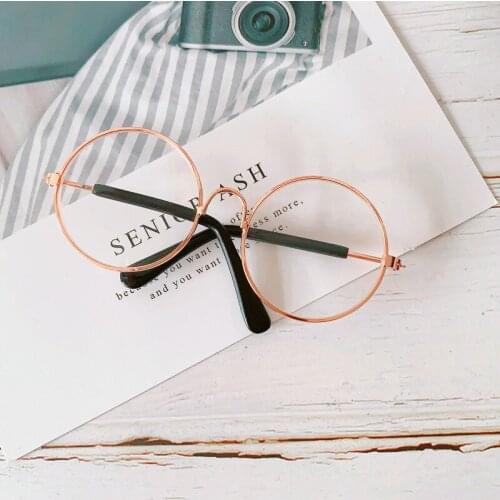 20cm Baby Doll Outfit Plush Dolls Clothes Lovely glasses Stuffed Toy Dolls Accessories for Korea Kpop EXO Idol Dolls Gift