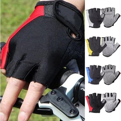 Mountain Bike Gloves for Men Women Cycling Gloves Biking Fingerless Bicycle Gloves Non-Slip Half Finger MTB Bicycling Gloves