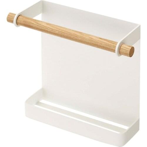 Refrigerator Storage Shelf Magnetic Single Tier Home Kitchen Wall Organizer