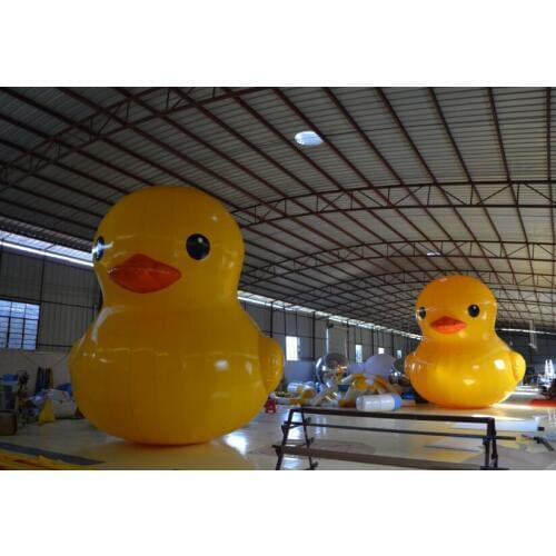 Lovely Inflatable Toys, Popular Large Yellow Inflatable Duck, Customized Inflatable Cartoon With Factory Price