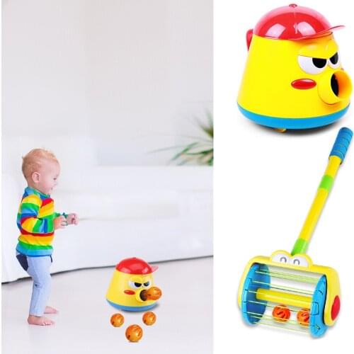 Early Education Music Launcher Ball Toy Portable Interactive Present for Baby Walker Toys Interactive Game Children