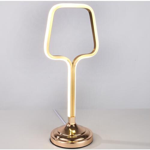 Modern led glass lampada comodino sala de estar for bedroom dining room bed lamp