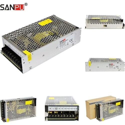 SANPU LED Power Supplies 5V 40A 200W Switch Drivers 220V 230V AC-DC Light Transformers for Display Full Container Load Wholesale