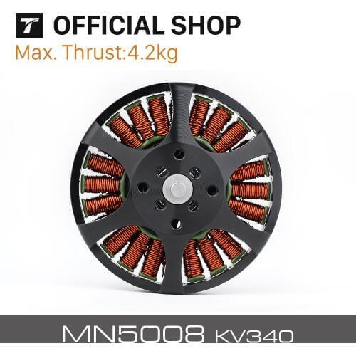 T-motor MN5008 KV170 KV340 KV400 Brushless Motor Antigravity light & efficient 6-12S 4.2KG Max Trust P17x5.8 / P18x6.1" PROP