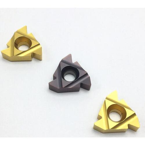 Threaded inserts 11ER 11IR 16ER 16IR 22ER 22IR AG60 UE6020 US735 VP15TF Carbide thread lathe cutting tool CNC thread lathe tool