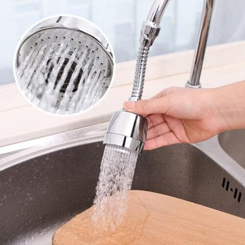 Faucet Extension Extender Durable Splash-proof Extender Tap Water Shower Rotatable Filter Nozzle Kitchen Bathroom Accessories