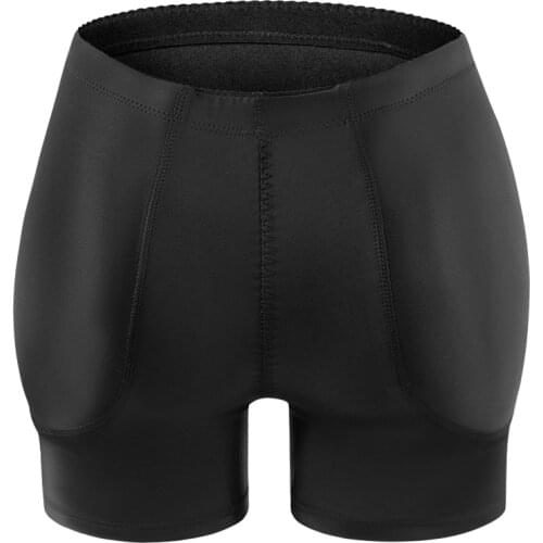 Pull-In Pants Womens Bottom Flat Angle False Buttock Rich Hip Lift Pants Fixed Sponge Body Tight Waist Shape-Up Underwear