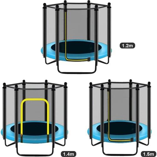 Trampoline Safety Net UV-Resistant Garden Trampoline Replacement Net For 3.97ft/4.59ft/4.92ft 6 Poles Trampolines Only have net
