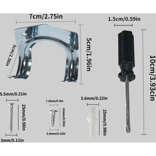 15 Pcs Heavy Duty Metal Hook Garage Storage Rack Wall Mount Kitchen Garden Tools Bathroom Garden Organizer Hooks