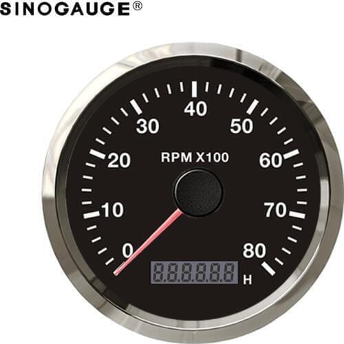 2018 Free Shipping 8000RPM tachometer RPM meter for Motorcycle Motorbike REV Counter