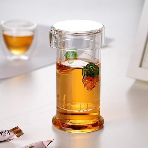 150ml Thicken Heat-resistant Glass Teapot With Inner Strainer Filter Portable Teapot Can be Heated Water Tea Pot