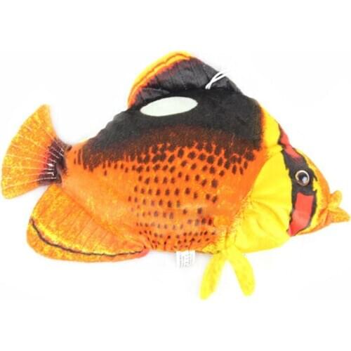 BOLAFYNIA Children Plush Stuffed Toy simulation Butterfly fish sea animal Baby Kids Toy for Christmas Birthday Gift