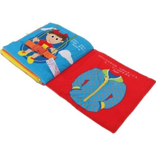 Baby Cloth Book Reading Learning Skill Intelligence Development Educational Toys Birthday Gift for Children Kids Toddler