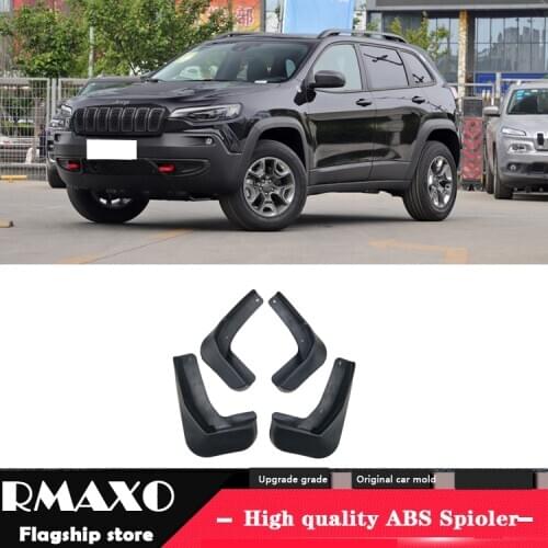 For Cherokee 2019-2020 Mudflaps Splash Guards Front With color and rear Mud Flap Mudguards Fender Modified special