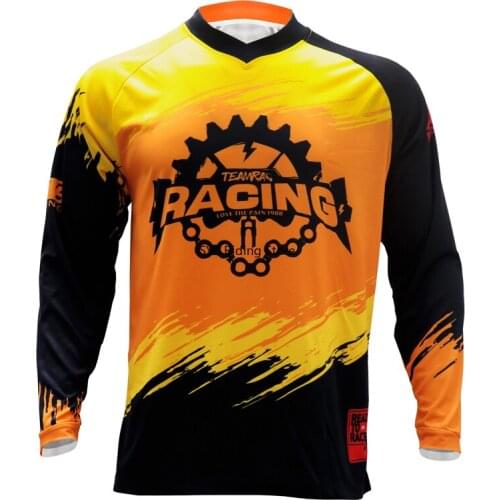 MTB Mountain Bike Downhill DH Long Sleeve Bicycle Fleet Cycling Jerseys Cycling Clothes MX Summer MTB T-Shirt
