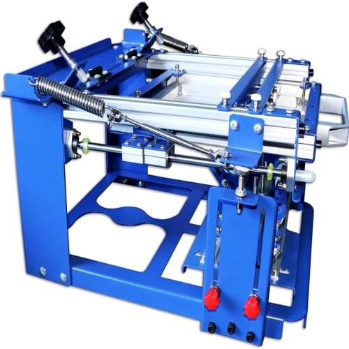 Curved Screen Printing Machine Press Silk Screen Printing Machine screen printing station use for bottle printing