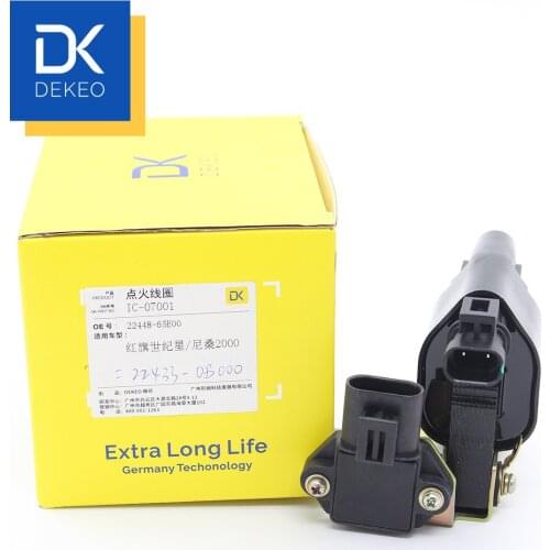 DEKEO Ignition Coils For Hong Qi Mingshi Shijixing Nissan Bluebird U11 22448-65E00