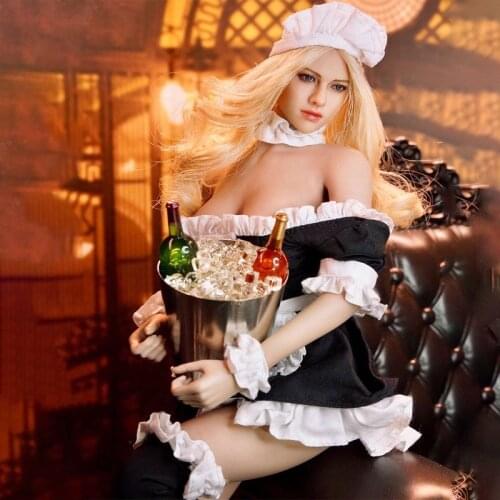 1/6 Scale Female Soldier Maid Clothes Suit For 12'' Action Figure DIY Accessories