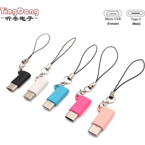 Micro USB Female to Type C 3.1 Male Cable Adapter Charge USB C Converter for Samsung S8 /LG for Huawei zte for letv for xiaomi