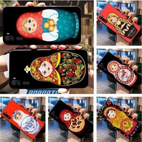 Cute Russian Dolls Matryoshka Phone Case For Huawei Nova 6se 7 7pro 7se honor 7A 8A 7C 9C Play
