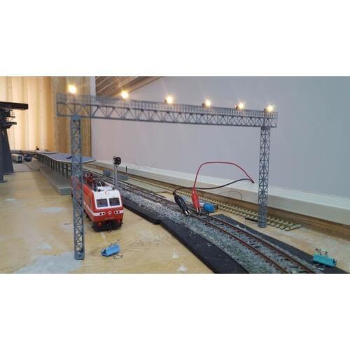 1/87 Model Train ho scale diy lighthouse copper chandelier architectural sand table Model materials Free Shipping