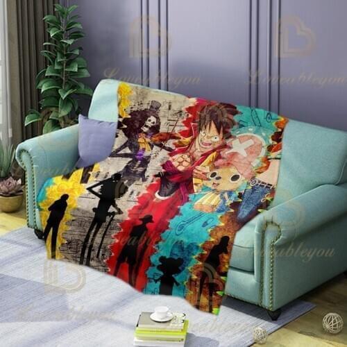 Cartoon Soft Flannel Blanket Fashion 3D Cartoon Warm Comfortable Bed Sofa Travel Kids Cute Hot Sale Luxury Blankets