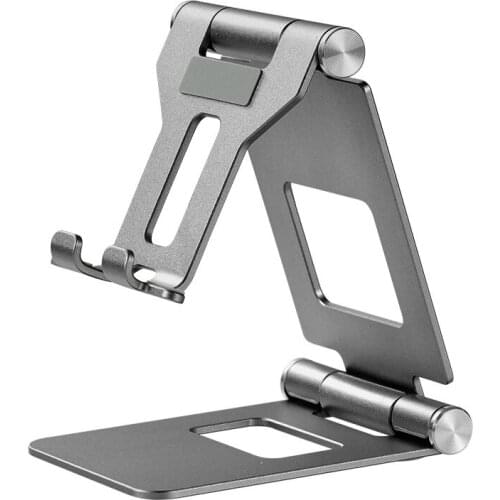 Mobile Phone Tablet PC Stand Portable Desktop Folding Aluminum Alloy Mobile Phone Live Tablet Stand
