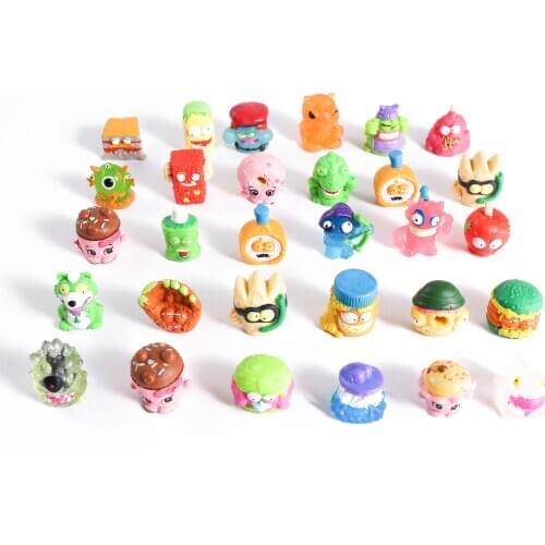 45Pcs/lot Popular Cartoon Anime Action Figures Toys Garbage Moose The Grossery Gang Model Toy Dolls Kids Christmas Gift