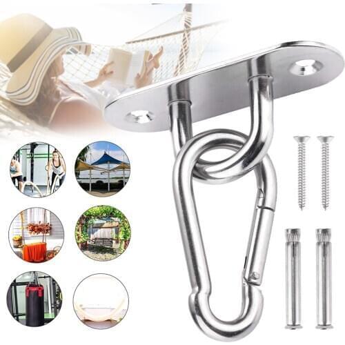 Swivel Hook For Hammock Swing Chair Stainless Steel Hanging Seat Accessories Kit Hammock Chair Hanging Kit