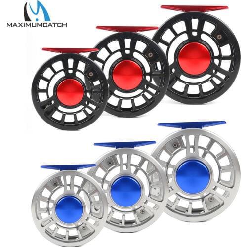 Maximumcatch NVC 3/4/5/6/7/8WT Fly Reel CNC Machined Aluminum Fly Fishing Reel Right or Left-Handed Fishing Reel