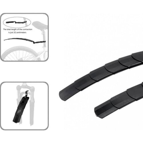 Detachable 1 Set Simple Widened Adjustable Mudguard Accessories Plastic Bicycle Mudguard Widened for Bicycle