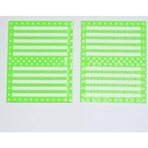 10/100pcs 75x60mm Function panel/rc car robot shell plastic plate/technology model parts/DIY toy/baby toys for children