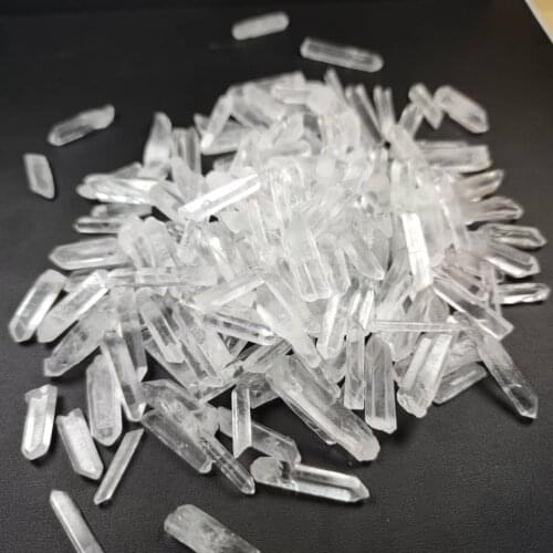 100g/200g/500g Clear Healing Crystal Stone Quartz Lemurian Seed White Quartz Crystal Point