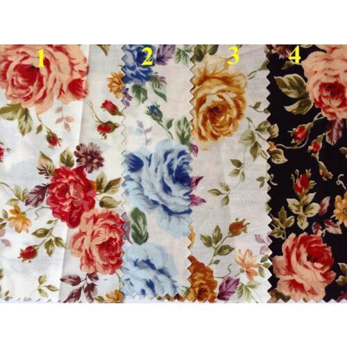 145cm high quality reactive cotton printing woven fabric,China folk style flower printing fabric, XERY-07295