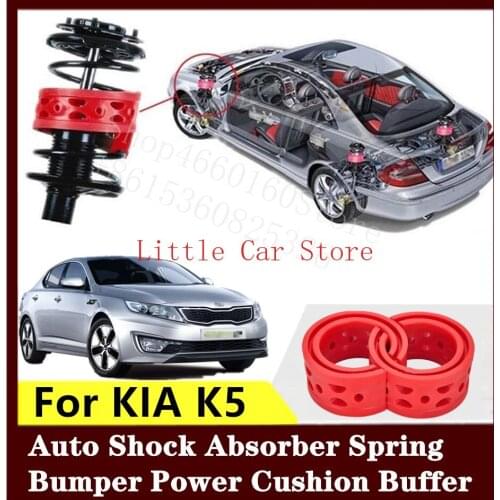 2PCS Front Rear Suspension Shock Bumper Spring Coil Cushion Buffer For KIA K5