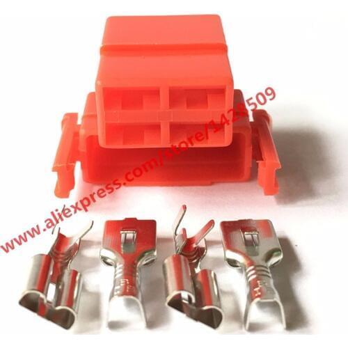 20 Sets Motorcycle 4 Pin Female Harness Connector Automotive Electrical Connector Cable Connector