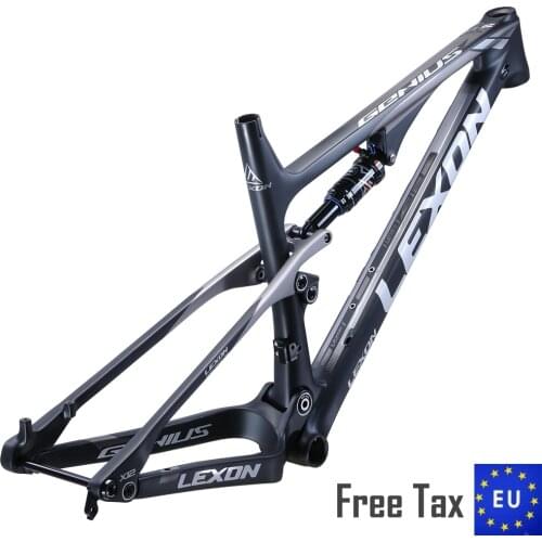 2020 LEXON Genius Full Suspension 29er Mountain Bike Frames BB92 Carbon mtb Frame Carbon frame XC frame