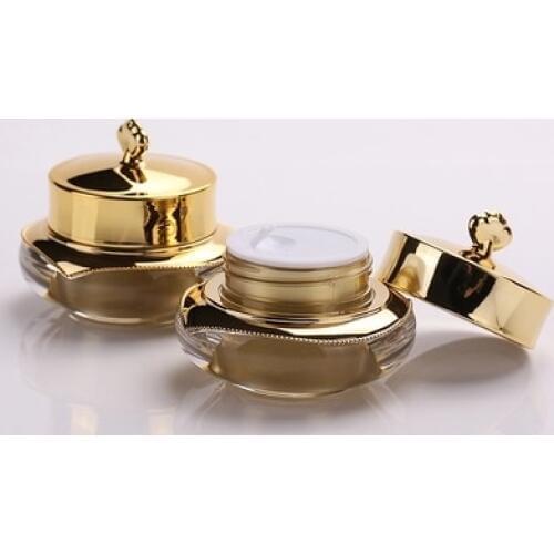 3pcs/lot 15g 30g Refillable Bottles Travel Face Cream Lotion Cosmetic Container Plastic Empty Makeup Jar Pot