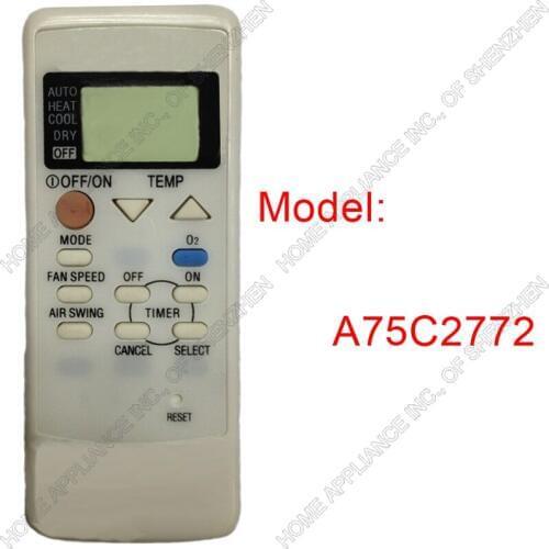 4 pieces/lot)Replacement for Panasonic Split And Portable Air Conditioner Remote Control A75C2772 Air conditioning parts