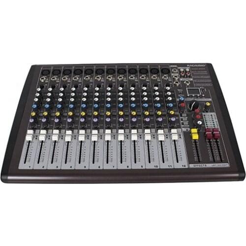 Audio Console Digital 12 Professional Sound Dj Mixing Usb Mixer